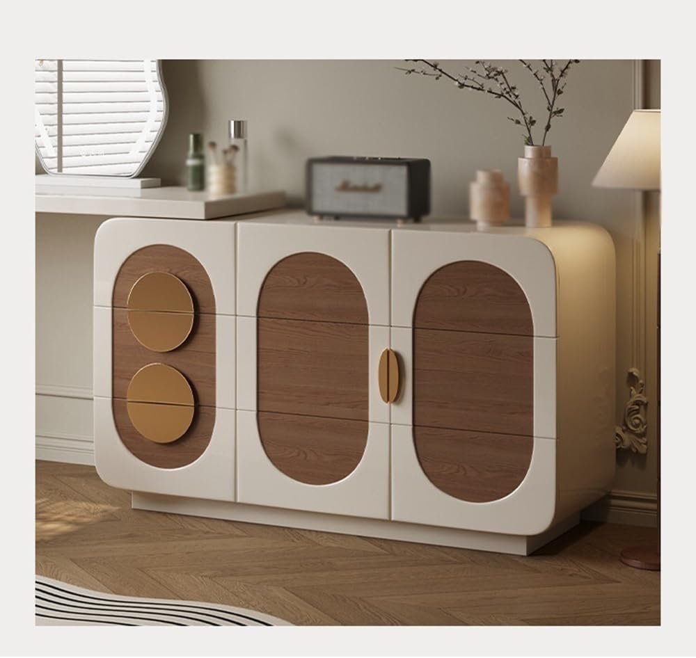Vanity Desk Dressing Table Chest of Drawers Premium I-Type Expandable Corner Makeup Desk for a Chic Bedroom