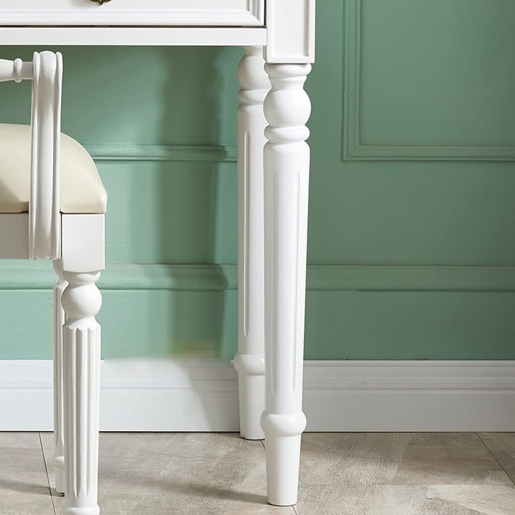 Vanity Benches Vanity Table Set Bedroom Minimalist Makeup Desk with Two Storage Cabinets Table Modern Women Dresser Table (Color : A)