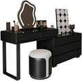 Vanity Table Light Luxury Solid Wood Makeup Table Modern Corner Cabinet Meeting Dressing