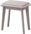 BTZHY Vanity Chair,Vanity Stool,Modern Upholstered Makeup Dressing Bench Footstool Side Table Seat Dressing Chair,Piano Seat with Padded Cushion and Solid Wood Leg