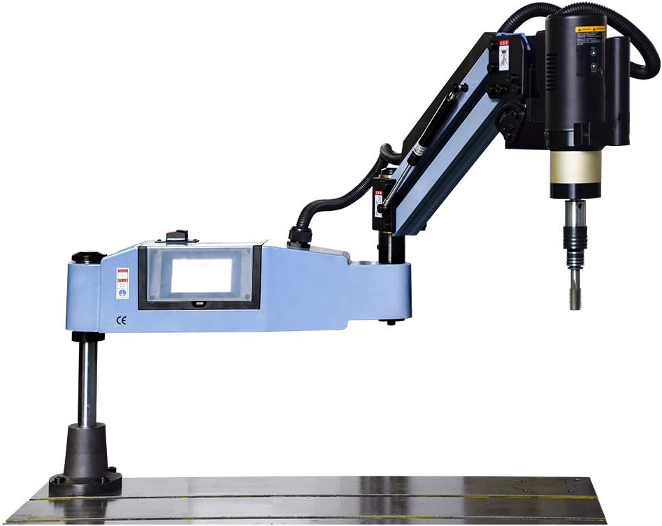 US Stock M4-M20 Electric Tapping Machine Tapper Tapping Arm Universal 360 Degree 550RPM High Speed Tap Collets Included
