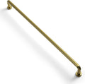 Goo-Ki 6 Pack 12 5/8' Center to Center Brushed Gold Modern Cabinet Pulls Solid Contemporary Home Improvement Hardware Drawer Pulls Zinc Alloy Kitchen Handles