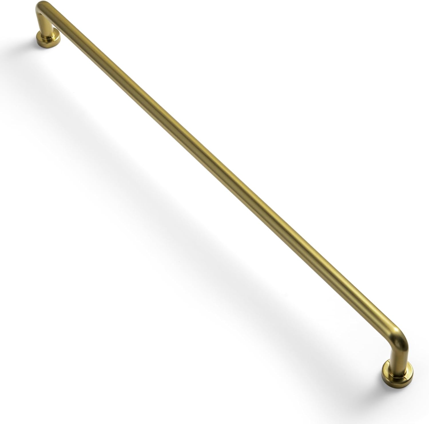 Goo-Ki 6 Pack 12 5/8' Center to Center Brushed Gold Modern Cabinet Pulls Solid Contemporary Home Improvement Hardware Drawer Pulls Zinc Alloy Kitchen Handles