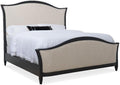 Hooker Furniture Ciao Bella Cal King Upholstered Bed- Black