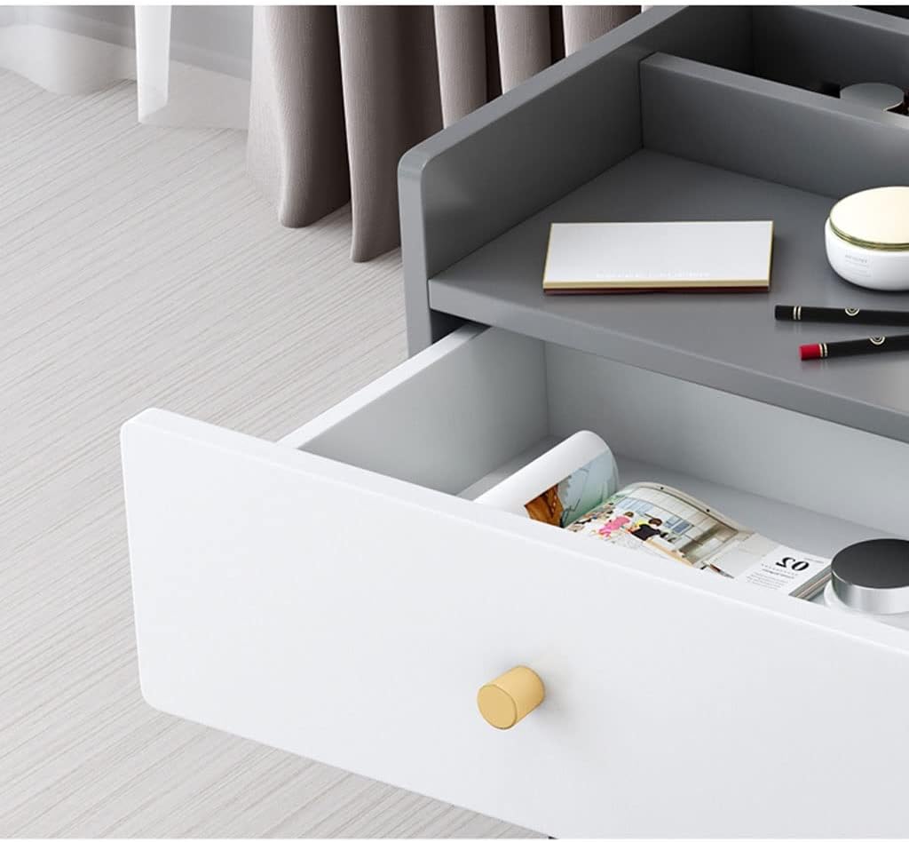 Vanity Benches Vanity Desk Set Flip Dresser Bedroom Modern Minimalist Small Dresser Ladies Fashion Dresser with Dressing Stool (Color : A, Size : L70cm)
