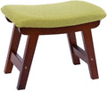 BTZHY Vanity Chair,Change Shoes Footstool Small Bench Low Stools Pouffe Ottoman Upholstered Makeup Stool Wooden Strong and Durable for Indoor and Outdoor with 4 Legs