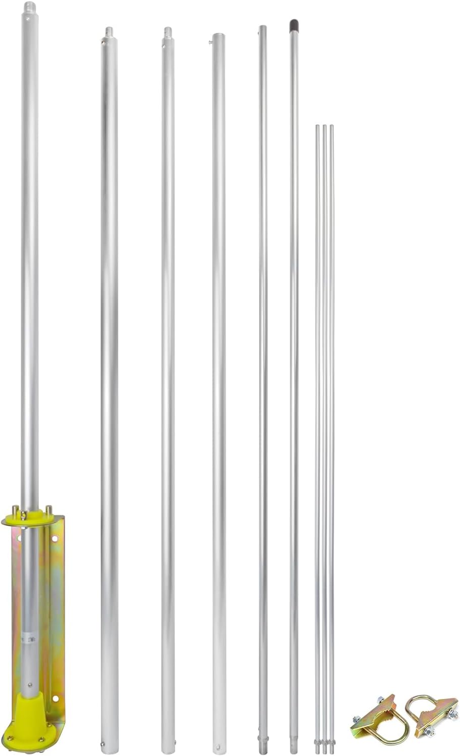 26-28Mhz Base Antenna, CB 6.2meter (20.3ft) Outdoor Antenna with UHF-Female Connector for Midland Cobra Yaesu Mobile Base Transceiver Radio