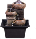 Small Indoor Water Fountain Water Features Outdoor Tabletop Fountain Gift Tabletop Fountain Portable Tabletop Waterfall Kit Soothing Relaxation