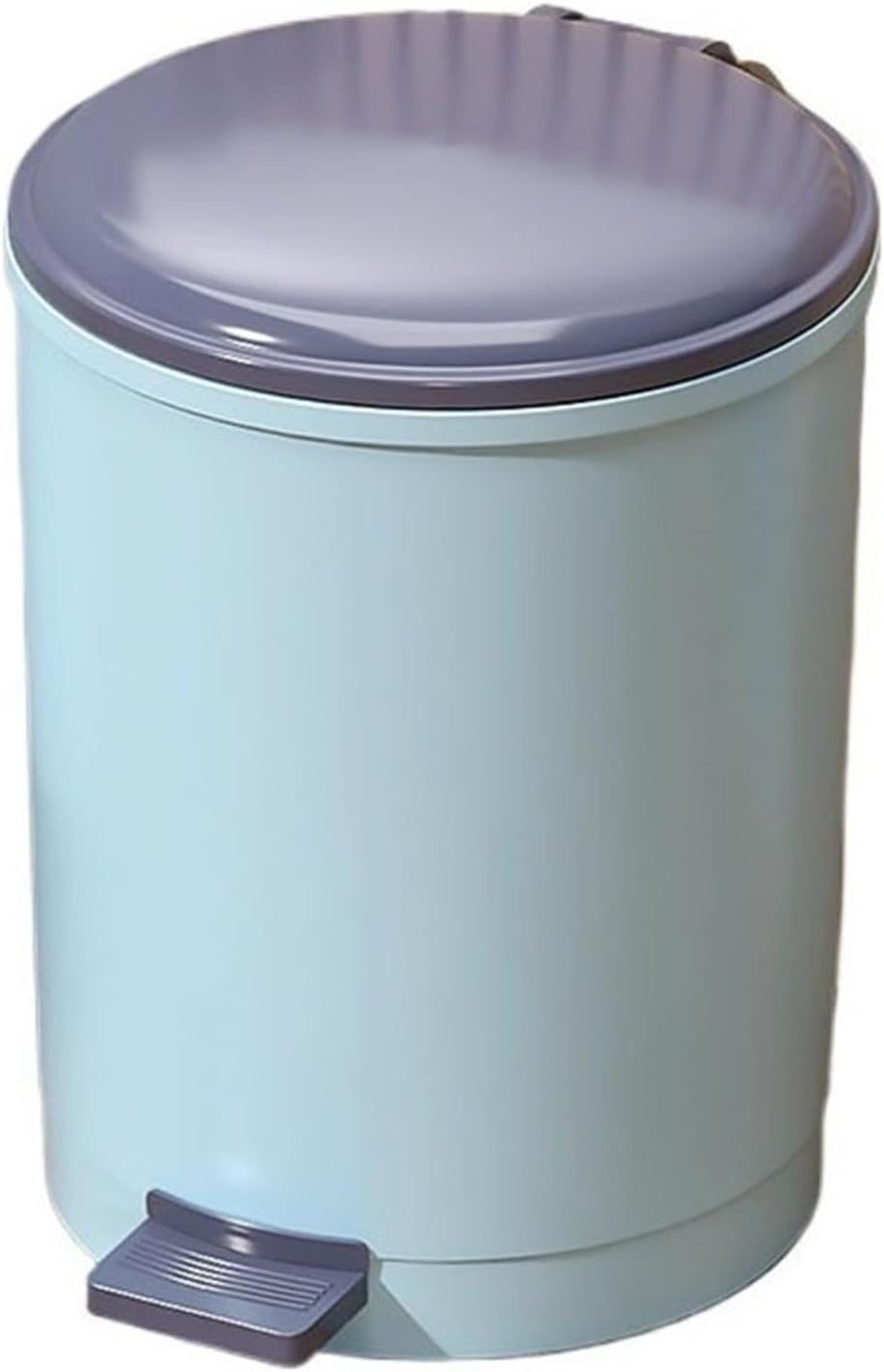 13L Round Touchless Smart Trash Can with Lid for Home Hands Free Operation Odor Control Blue Ideal for Living Room Bedroom Bathroom and Kitchen