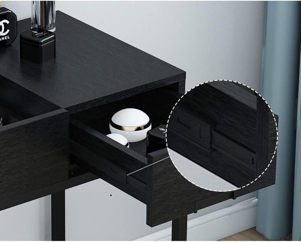 Vanity Benches Vanity Table Minimalist Dresser Multifunctional Table Modern Ladies Dresser Bedroom Small Dresser with Stools and Drawers (Color : A)