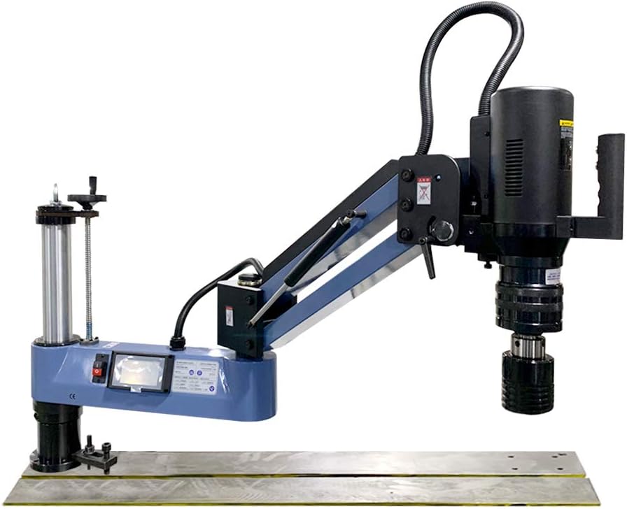 US Stock M12-M48 Electric Tapping Arm Machine Flex Arm Tapper Tapping Machine Universal 360 Degree Tap Collets Included