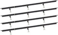 Glideaway Heavy Duty Steel Bed Frame Center Support, Universal Metal Replacement Slats, for Wooden Beds, Extra Support for Bariatric Overweight Persons King Size with Non Slip Rubber Grippers