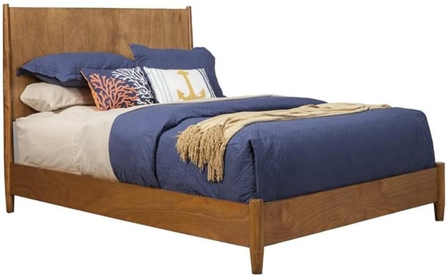 Home Square 4 Piece Set with Large Nightstand Standard King Bed & Nightstand