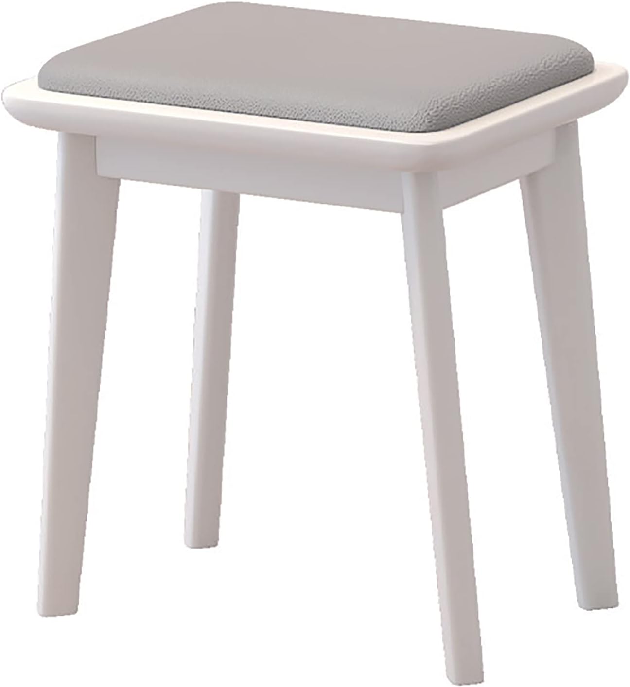 BTZHY Vanity Chair,Vanity Stool,Modern Upholstered Makeup Dressing Bench Footstool Side Table Seat Dressing Chair,Piano Seat with Padded Cushion and Solid Wood Leg