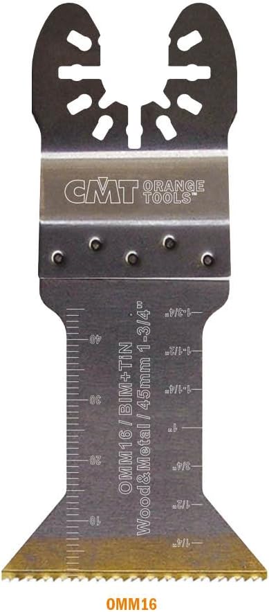 CMT OMM16-X50 50 Piece Plunge And Flush-Cut Blade for Wood And Metal Extra Long Life Quick Release Oscillator Multicutter