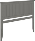 AFI, Nantucket King Solid Wood Panel Headboard, Grey