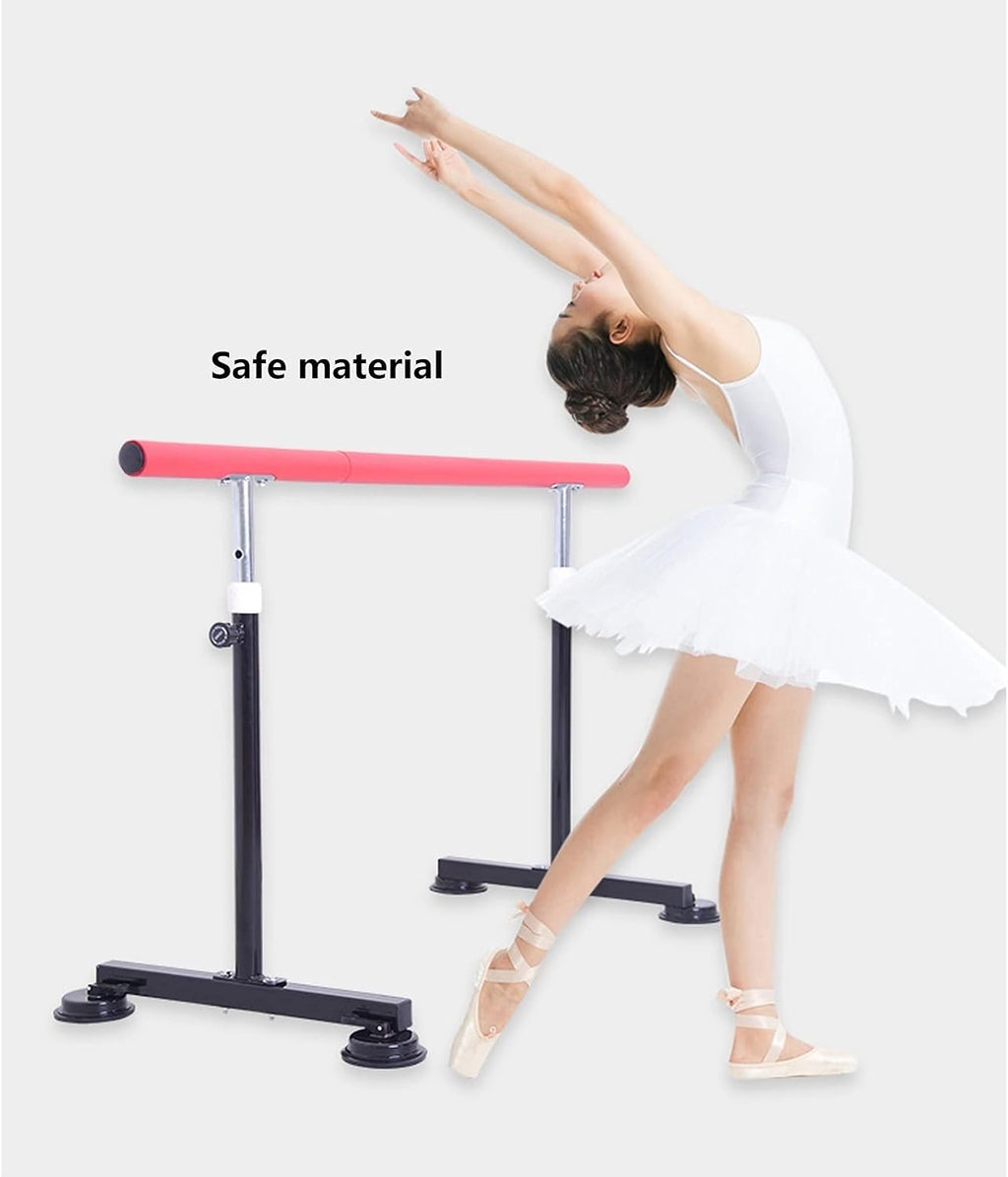 Ballet Barre,Portable Freestanding Mobile Fitness Practise Dance Bar with Non-Slip Base, Dancing Stretching Ballet Poles for Home