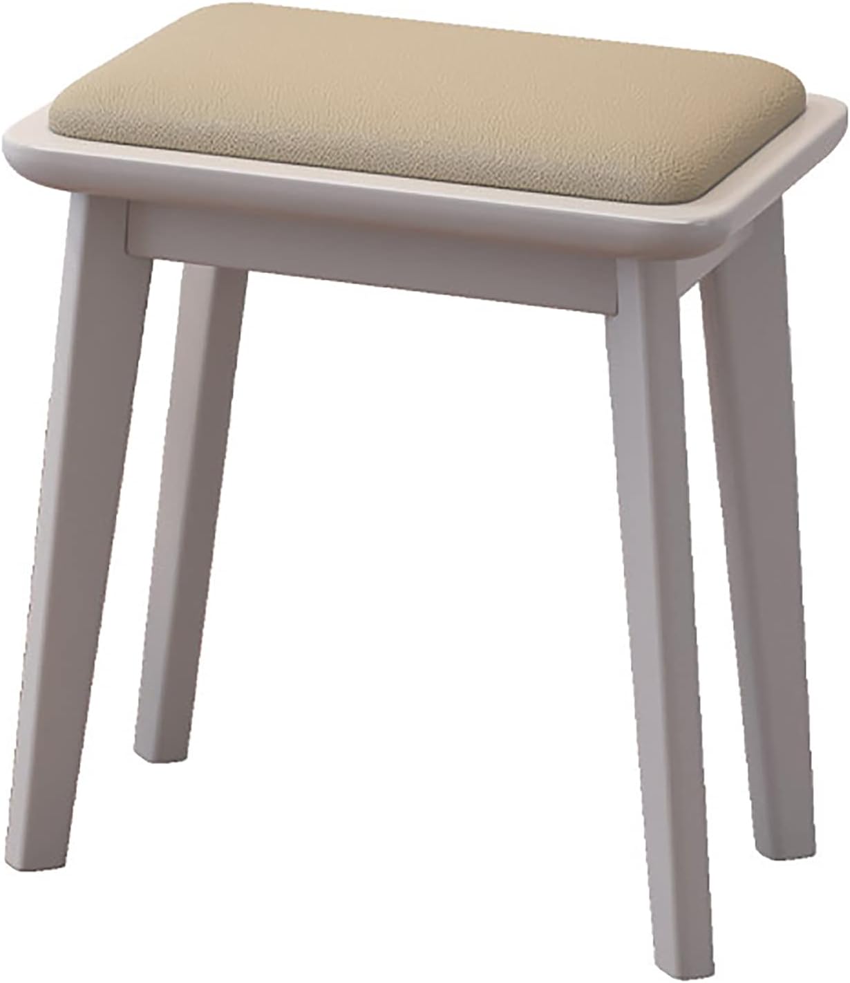 BTZHY Vanity Chair,Vanity Stool,Modern Upholstered Makeup Dressing Bench Footstool Side Table Seat Dressing Chair,Piano Seat with Padded Cushion and Solid Wood Leg
