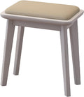 BTZHY Vanity Chair,Vanity Stool,Modern Upholstered Makeup Dressing Bench Footstool Side Table Seat Dressing Chair,Piano Seat with Padded Cushion and Solid Wood Leg