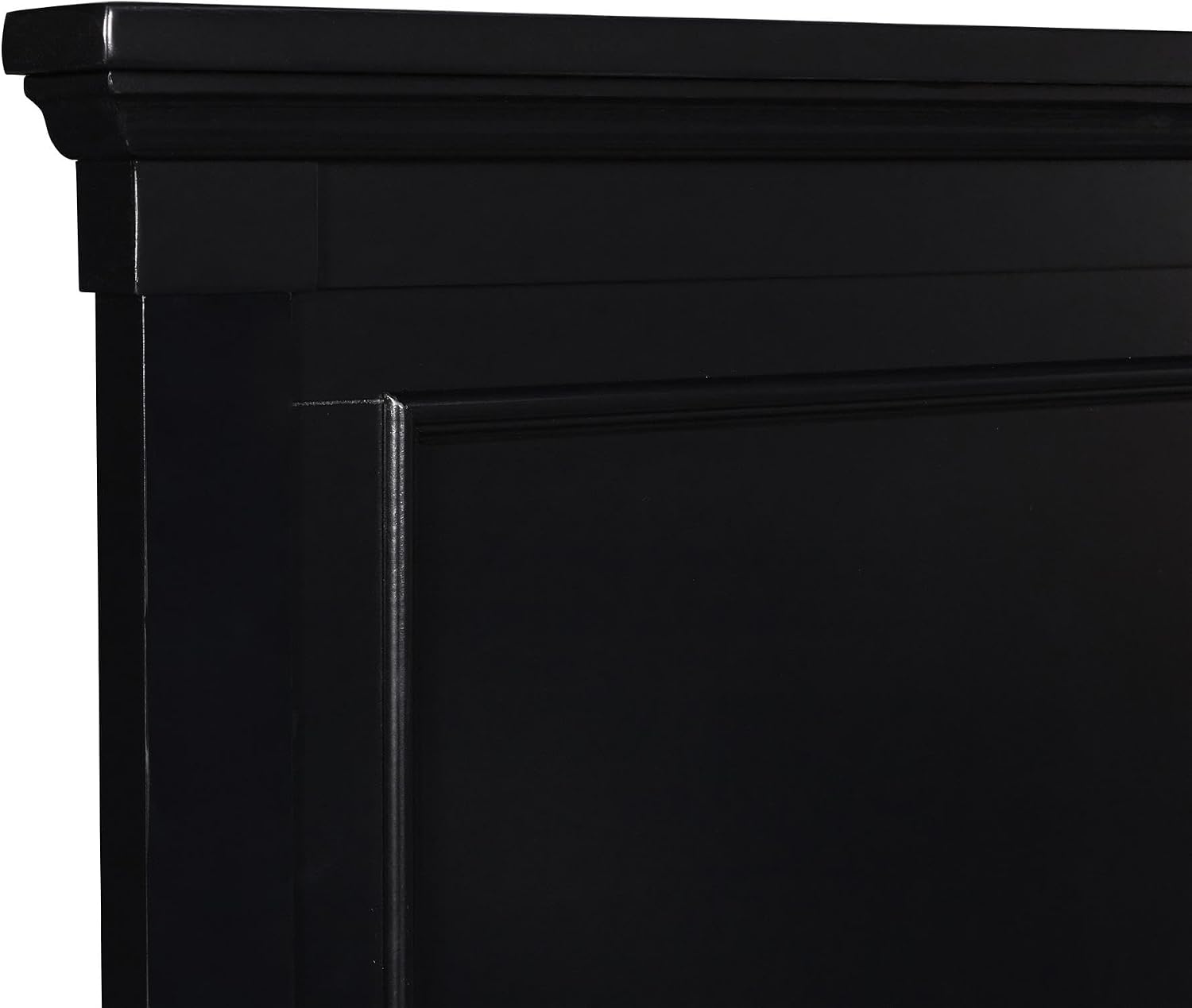 New Classic Tamarack 4-Piece Wood King Bedroom Set with Nightstand in Black