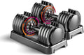 Adjustable Dumbbell Set of 2, 110lbs/50lbs Free Weights Dumbbell Set, 5-in-1/10-in-1 Quick-Lock Hand Weights, 25lbs/55lbs Pair with Anti-Slip Texture Handle, Weight Set For Home Gym Suit both Men and Women