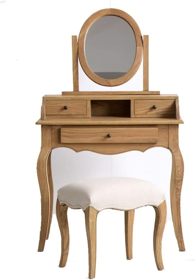 Vanity Benches Vanity Table Set Bedroom Modern Small Dressing Table Ladies Fashion Dressing Table Vanity Mirror Desk Dresser with Drawers (Color : A)