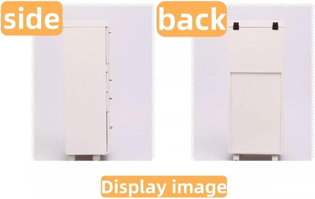 Moveable Vanity Desk with Mirror for Small Spaces Bathroom Storage Cabinet Wood Makeup Dressing Table with Drawers for Bedroom Small Corner Floor Cabinet,Ideal for Home