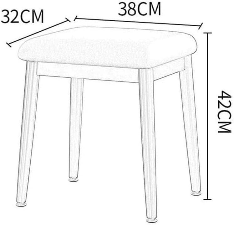 BTZHY Vanity Chair,Dining Desk Stools, Leather Footstools, Vanity Benches, Piano Stool, Women Makeup Seat, Dressing Stools