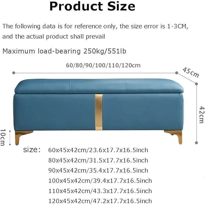 BTZHY Vanity Chair,Ottoman Storage Shoe Bench Sofa Bench Bed End Stool Shoe Bench Makeup Bench Long Chair Soft Sofa Bedroom Bed End Stool Foot Rest Stool Seat
