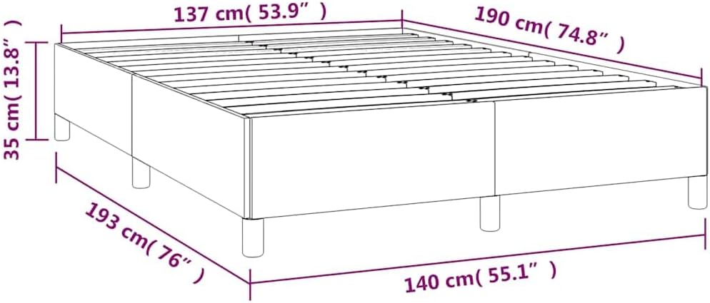 Dark Grey Fabric Bed Frame with Upholstered Headboard for Full Mattress, Premium Plywood and Engineered Wood Construction, Modern Bedroom Furniture for Adults, Durable