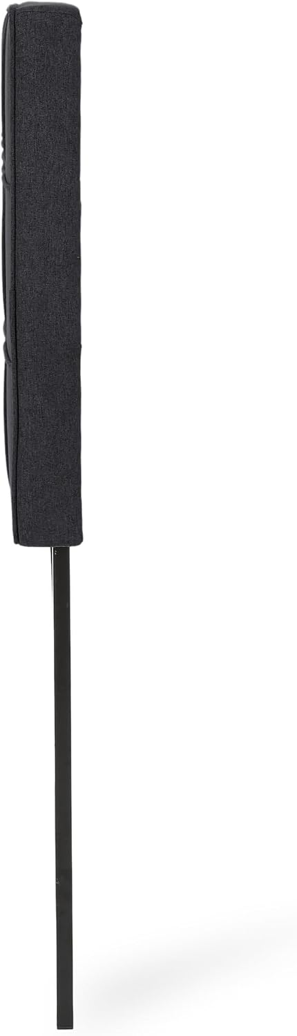 Christopher Knight Home Contemporary Upholstered King/Cal King Headboard, Black