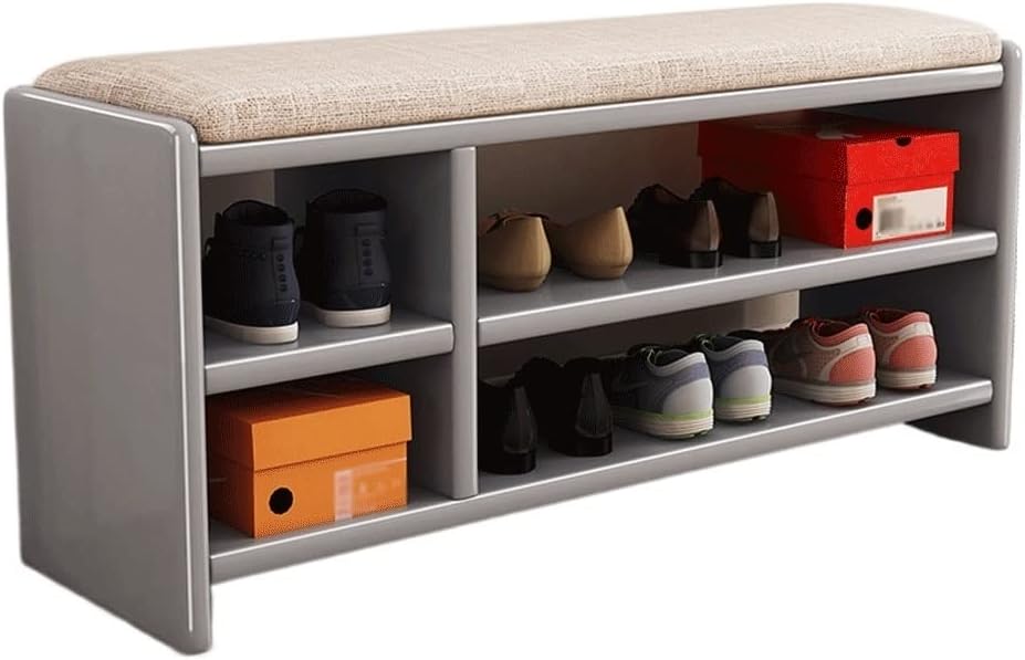 Double Layer Shoe Rack Bench for Entryway Stylish Home Porch Shoe Changing Stool Perfect for Living Room Corridor & Corner Versatile Sofa Stool for Shoes Storage