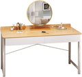Vanity Benches Vanity Set Dressing Table with Mirror with 2large Drawers Ladies Or Girls Dresser (Color : A, Size : 80x50x81 cm)