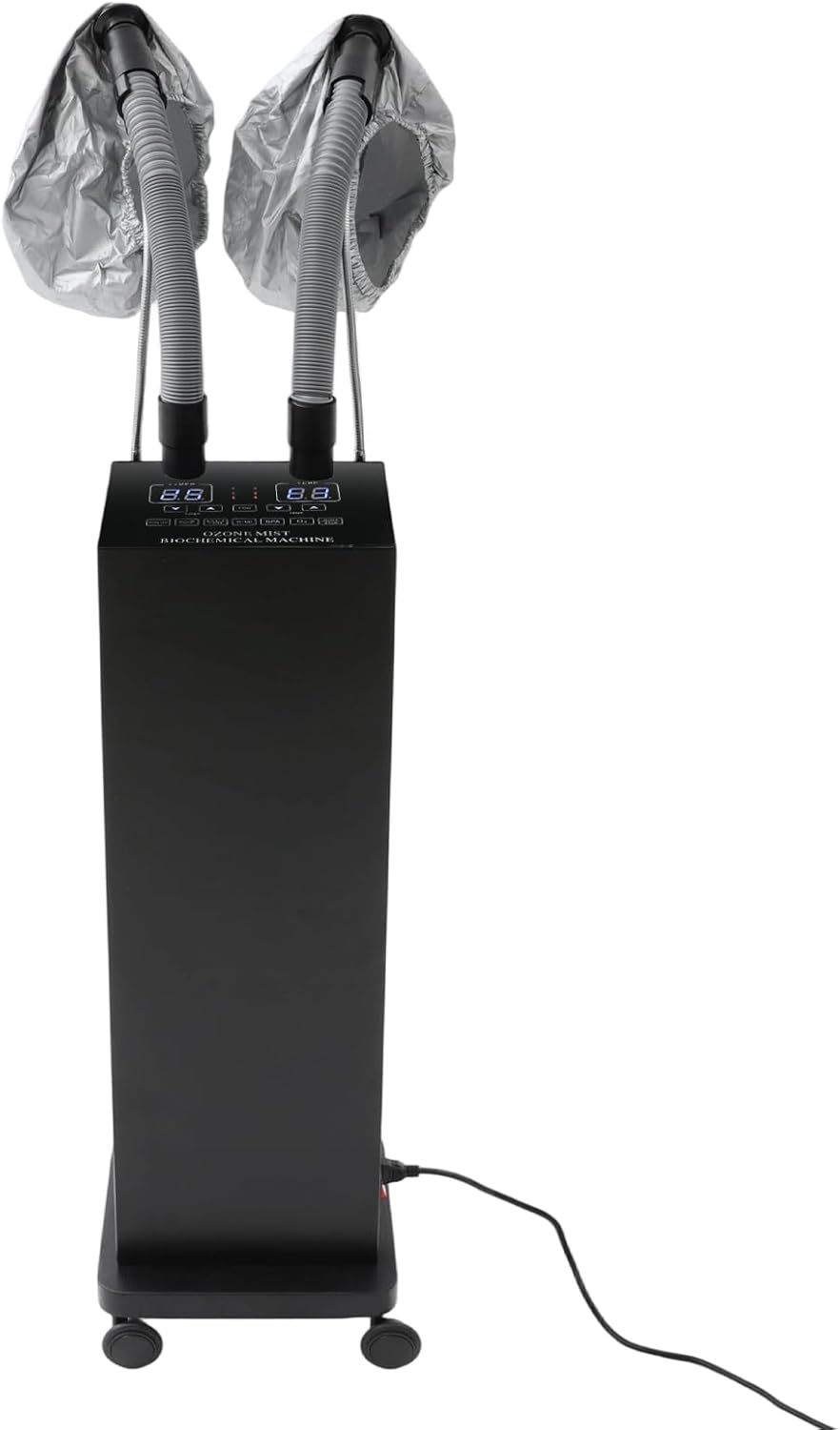 TFCFL 650W Professional Hair Steamer with Nano Mist, 5 Modes (Color/Care/SPA), Adjustable Timer & Temp, 0.32gal Tank & Mobility Base - for Salon & Home Deep Conditioning Treatments (Black)