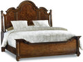 Hooker Furniture Leesburg Queen Poster Panel Bed in Mahogany