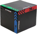 Titan Fitness Heavy Foam Plyometric Box - Pro-Duty HIIT Exercise Foam Plyo Step-Up, Box Squat, Home Garage Gym Training, Youth & Regular Sizes