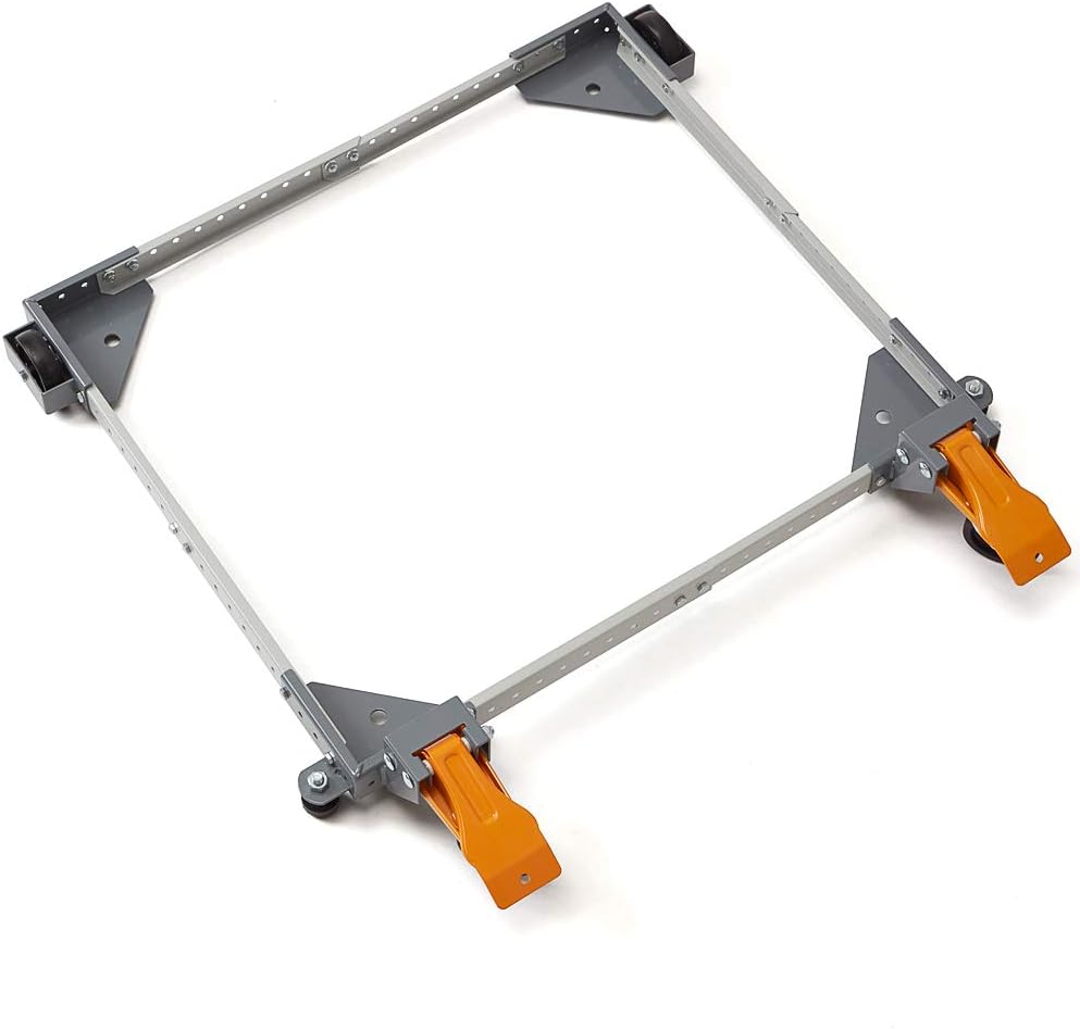 BORA Universal Mobile Base PM-1050 and POWERTEC UT1002 Multipurpose Tool Stand with 14' x 25' Split MDF Top