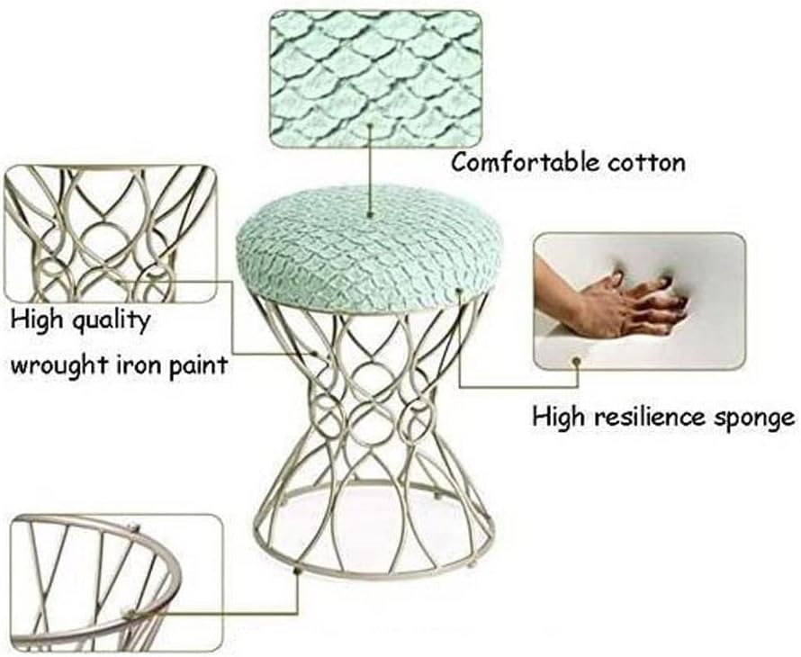 BTZHY Vanity Chair,Vanity Benches, Piano Stool, Makeup Seat, Dressing Stools, Living Room and Bedroom Desk Stools, Footstools