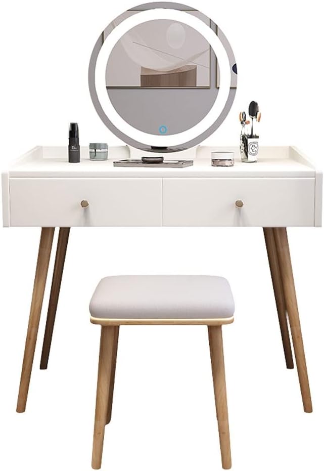Vanity Benches Vanity Table Set Ladies Fashion Makeup Table Dresser Storage Cabinet Bedroom Modern Dresser Dresser with Drawers (Color : D)