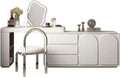 Dressing Table Bedroom Storage Cabinet Vanity Corner Retractable Wood