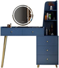 Vanity Benches Dresser Table Set Bedroom Modern Minimalist Storage Cabinet All-in-one Dressing Table Multifunctional Vanity Table (Color : D)
