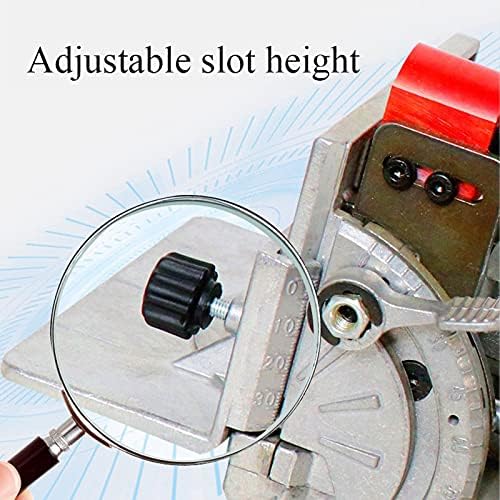Biscuit Joiner, Lamino Slotting Machine for Woodworking,and Cabinet Connector Tool for Precise Boring and Tenon Making