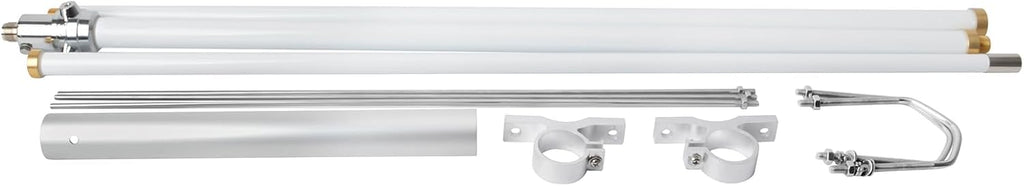 GMRS Outdoor Base Antenna, 462-467MHz 200Watt UHF 86' (220cm) Length Fiberglass Antenna with UHF-Female (So239) Connector for Motorola Icom Kenwood Midland Yaesu Mobile Radio