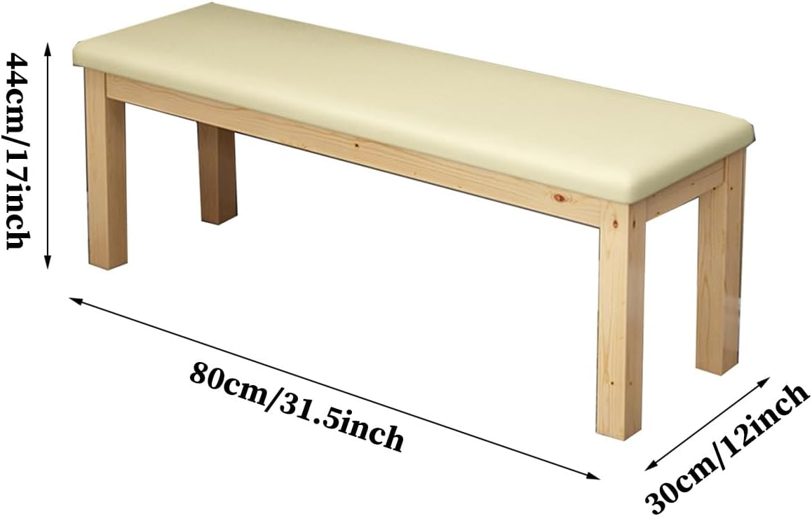 BTZHY Vanity Chair,Rectangular ns Bench, Foot Stool for Living Room, Vanity Chair for Makeup Room, Upholstered n Foot Rest for Modern Bedrooms, and Corridors