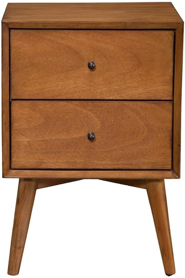 Home Square 4 Piece Set with Large Nightstand Standard King Bed & Nightstand