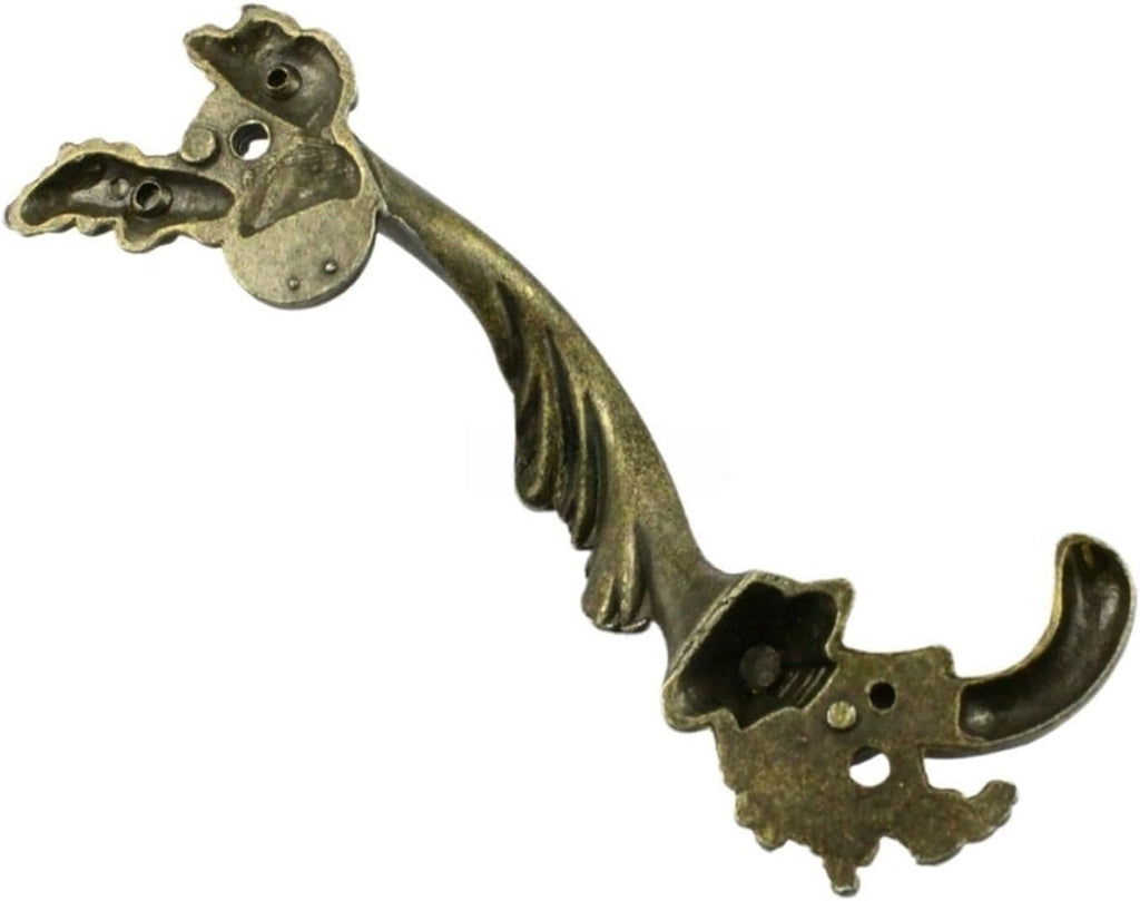 Wen ST 20 Pieces Antique Brass Furniture Handle Cabinet Knob Jewelry Box Handle Knob Drawer Pull / 128mm