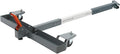 T-Shaped Mobile Base, Steel Load 200lbs Mobile Tool Base with 2 Universal Wheels 32.8-42.8 in Longitudinal Mobile Power Tool Bases with Footbrakes for Small Mechanical Equipment (Grey)