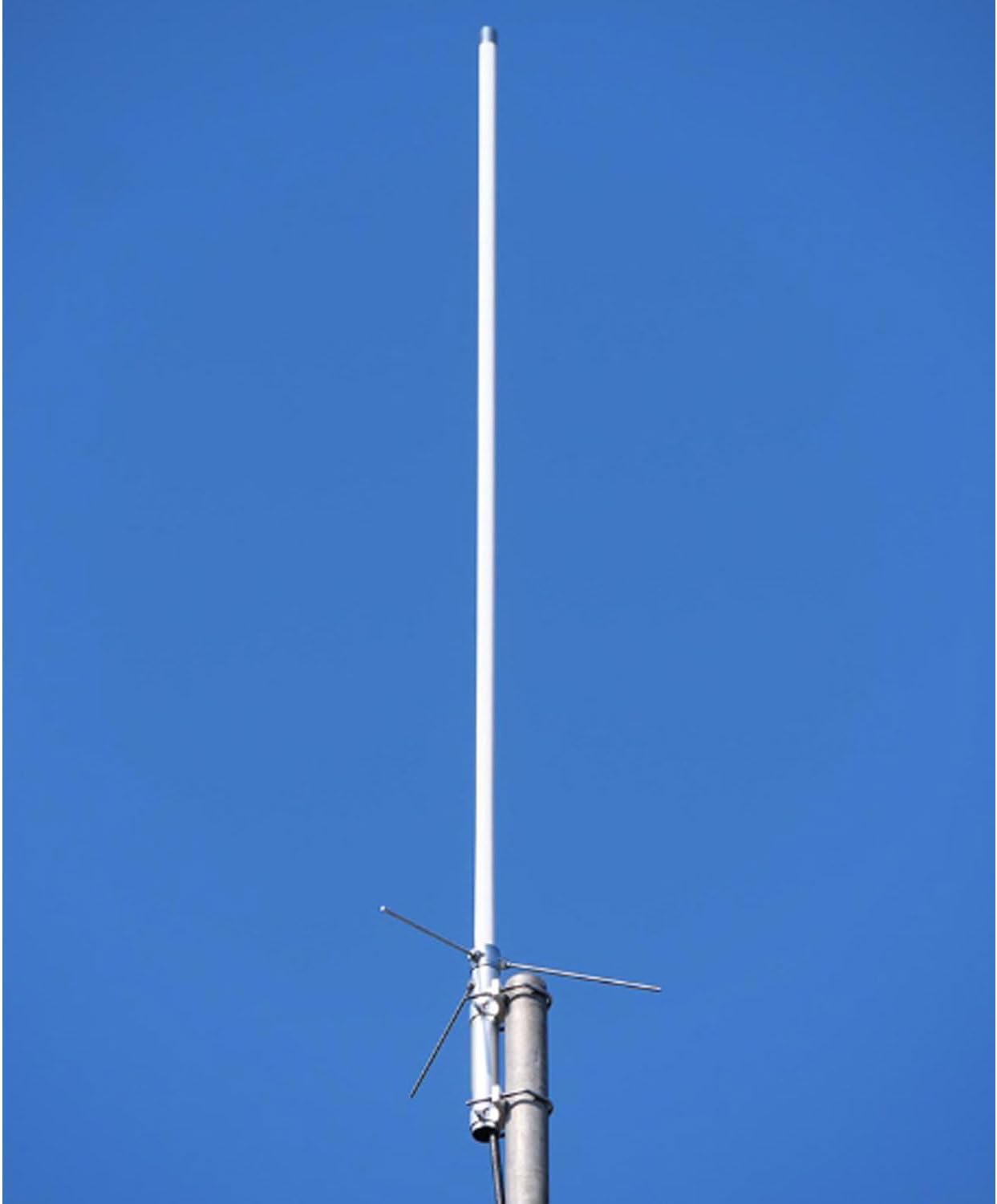 Dual Band VHF UHF 2m 70cm Base Antenna for Mobile Ham Radio Repeater Base Station, 144/440 MHz, 10meter svy50-5 Cable/ 200Watt/ BNC/SMA/UHF/ So239, 5.6 FT