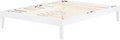 South Shore Vito Platform Bed, Queen, Pure White
