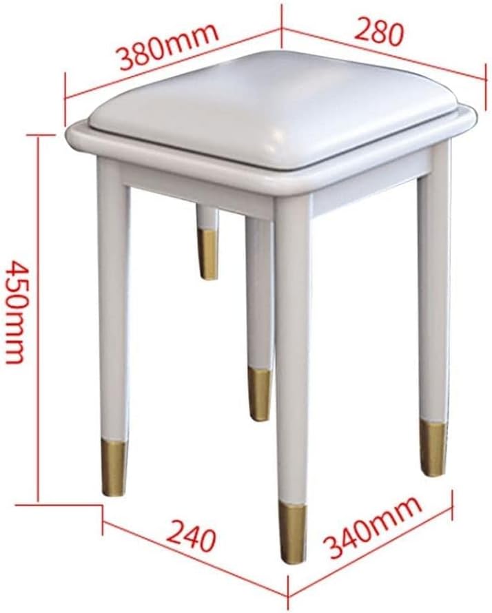 BTZHY Vanity Chair,Stools, Leather Footstools, Vanity Benches, Piano Stool, Women Makeup Seat, Dressing Stools